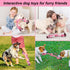 Dog Rope Toys, 3 Knots Chew Rope Toy for Medium and Small Dogs, Natural Cotton Dog Pull Rope for Tug of War and Teeth Cleaning (Pink)...