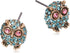Betsey Johnson Pave Owl Stud Earrings...