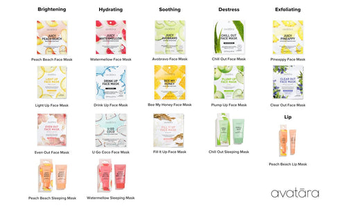 Avatara - Watermellow Sleeping Mask, Hydrating Face Masks Skincare, Facial Mask with Watermelon Extract and Sweet Almond Oil, Overnight Face Mask ...