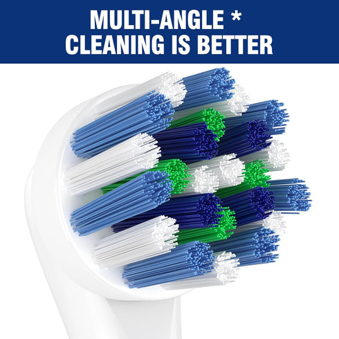 16 Pack Professional Cross Toothbrush Replacement Heads Compatible with Oral B Electric Toothbrush Action Cross Replacement Brush Heads for Multi ...