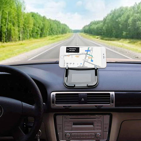 Anti Slip Gel Pad Phone Holder for Car, Removable and Reusable Anti Slip Dashboard Pad with Heat Resistant and Damage Free Sticky Gel Pads for Sun...