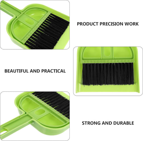 Healifty Cleaning 6 Sets Dustpan Hand Broom and Shovel Small Broom Dustpan Set and Broom Dustpan Set and Brush Set Dust Pan...