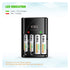 EBL Smart Rapid AA AAA Charger for AA AAA 9V Rechargeable Batteries Ni-MH Ni-CD Rechargeable Batteries...