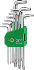 SK 9-Piece Allen Wrench Set, Star Hex Key Set, L-Shaped, S2 Steel...