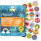Cliganic Mosquito Repellent Stickers (90 Pack) - Positive Vibes Patches for Kids, Natural DEET-Free, Essential Oil Infused...