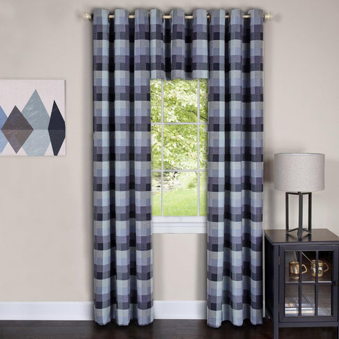 Achim Home Furnishings Harvard - Valance w/10 Sm Grommets - 58 x 14 - Blue...