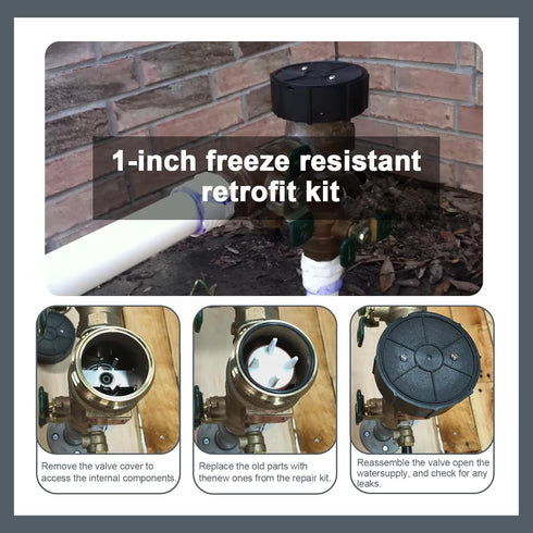 0887718 1 Inch Backflow Convert Kit for WATTS 800M4-QT, 800M4-FR...