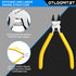 6-In and 5-In 2 PCS Ultra Sharp Compact Wire Cutters with Long Flat Nose Pliers Ideal for Cutting Crafts, Flowers, Plastics, Appliances and Any Cl...