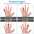 Finger Compression Sleeves Support, Finger Sleeve Protectors Cots Thumb Brace for Trigger Finger Arthritis Swelling Basketball Sport, Breathable E...