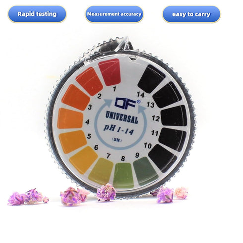 pH paper, litmus paper test range pH 1-14, suitable for water, soil, urine and saliva testing. (1 volume)...