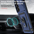 for Samsung Galaxy A55 5G Case with Camera Lens Cover HD Screen Protector, Dual Layer Military-Grade Drop Tested Magnetic Ring Holder Kickstand Pr...