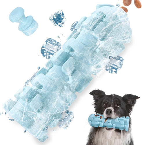 Ice Lolly Dog Toys for Aggressive Chewer, Extreme Tough Chew Toys for Large Dogs Heavy Chewers, Water&Milk Freezable Dog Toy, Treat Dispensing Toy...