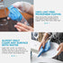 12 Pcs Microfiber Glass and Window Cleaning Cloths,12" x 12" Lint Free Streakless Buff Polishing Cloth,Quickly Clean Windows, Windshields, Mirrors...