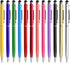 12 Pack Stylus Pens for Touch Screens innhom Stylus Pen for ipad Compatible with iPad iPhone Tablets Samsung Kindle and Black Ink Ballpoint Pens-2...