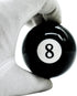 HiSport Black 8 Ball Gear Shift Knob, Round Shifter Knobs Black Billiard 8 Style Universal 4 5 6 Speed with 3 Adapters for Manual Car (M 8 * 1.25,...