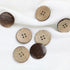 25mm Brown Natural Coconut Shell Buttons 1 inch 4 Holes Button Coconut Shell Buttons for Crafts Sewing Wooden Buttons for DIY Crafts 100PCS...
