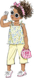 Butterick Children's Dresses, Tops, Shorts and Pants Sewing Pattern Kit, Design Code B6952, Sizes 3-4-5-6-7-8, Multicolor...