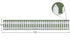 Teacher Created Resources Fun Size White Picket Fence Better Than Paper® Bulletin Board Roll,18 inches x 12 feet...