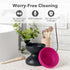 Electric Makeup Brush Cleaner Machine - Alyfini Portable Automatic USB Cosmetic Brushes Cleaner Cleanser Tool for All Size Beauty Makeup Brush Set...