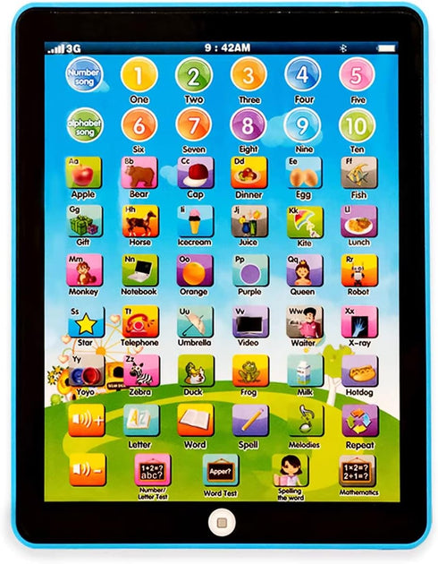 Kids Tablet -Learning Pad,with 6 Games to Learn Music/Words/Learning Letters / Alphabet,Education Tablet for Kids for Boys & Girls 3 Years Up…...