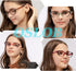 4 PACK Cat Eye Reading Glasses for Women Blue Light Blocking Readers with Spring Hinge Anti Glare UV?Mix,2.5?...