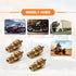 4 PCS Car Air Tire Deflators Kit, Preset Tire Deflator Kit 6-30 PSI Air Down Tire Deflators Offroad Accessories for Car Truck Motorcycle and ATV T...