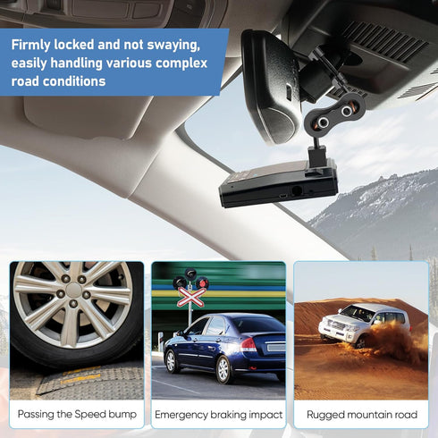 Radar Detector Mount Rearview Mirror Bracket,Car Truck Mirror Radar Mount Bracket,Aluminum Rearview Mirror Rod Mount (for Escort Max360c Max 3 IX ...