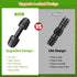 Drip Irrigation Fittings for 1/2 inch Tubing (0.60"-0.63" OD), 12 Pieces Barbed Coupling Drip Parts Locked Coupler Connectors, Drip Line Nuts Conn...