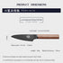 MITSUMOTO SAKARI 4.5 inch Japanese Paring Knife, Professional Black Titanium Coated Small Fruit Knife, Super-Sharp German Premium Alloy Steel Pett...