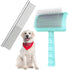 Large Firm Slicker Brush & Pet Comb Value Kit,Extra Long Pin Slicker Brush for Dogs Goldendoodles,Large Dog Pet Grooming Wire Brush and Deshedding...