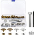 Sopnom 20 Sets 18MM Magnetic Buttons Clasp Snaps Fastener with Install Tool Magnetic Round Snaps DIY Craft Buttons Kit for Sewing, Craft, Purses, ...