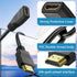 HDMI Extension Cable 1 Feet, 2 Pack HDMI Extender Cable High Speed HDMI Male to Female Adapter Cable 1080P HDMI Video Cord for HDTV, Monitor, PC, ...