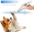 Electric Dog Paw Fur Vacuum Trimmer Christmas Cordless Ear Hair Clipper Small Cats Mini Dogs Shavers Light up Puppy Grooming Clippers 2 Speeds Rec...