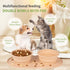 Dog Food Bowls Pet Bowls & Collapsible Dog Bowl Dog Water Bowls with No-Spill and Non-Skid, Feeder Bowls with Dog Bowl Mat for Small Medium Large ...