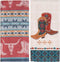 Kay Dee Southwest at Heart Jacquard Tea Towel & Boots Tea Towel, Set of 2 Southwestern Native Print Western Cowboy Kitchen Towels Dishtowel Set...