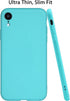 Wisdompro Case for iPhone XR, Bundle of 5 Pack Extra Thin Slim Jelly Soft TPU Gel Protective Case Cover for Apple iPhone XR (Black, Aqua Blue, Nak...
