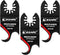 EZARC Oscillating Multi tool Hook Knife Blade, 3PCS Multitool Saw Blades for Cutting Soft Materials Roofing Shingles, PVC Carpet and Cardboard...