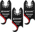 EZARC Oscillating Multi tool Hook Knife Blade, 3PCS Multitool Saw Blades for Cutting Soft Materials Roofing Shingles, PVC Carpet and Cardboard...