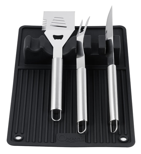Ozeri BBQ and Grill Utensil Holder Mat...