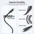 iPhone Charger Fast Charging Cord 3 Pack 10 FT Apple MFi Certified Lightning Cable Nylon Braided iPhone Charger Cord Compatible with iPhone 13 12 ...