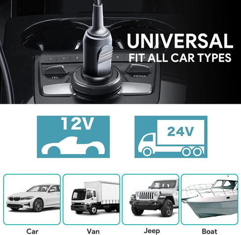 TAIFU 14.5V DC Charger Car Adapter Compatible with Dewalt DXAEPS14 DXAEPS14CA 1600 1400 011-2070-4 Peak Jump Starter Power Cord Air Compressor DXA...