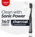Colgate 360 Vibrate Charcoal Battery Operated Toothbrush Pack, Soft with 1 AAA Battery Included, Black, 2 Count...