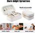 Small Jewelry Travel Case for Women & Girls Mini Leather Jewelry Box Is Portable Jewelry Case Travel For Fine Jewelry, White Travel Jewelry Case O...
