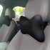 Tianmei 2 Pcs Plain Color Memory Foam Car Headrest Vehicle Seat Neck Rest Support Pillow Relief Pad (JYM–Pure Black)...