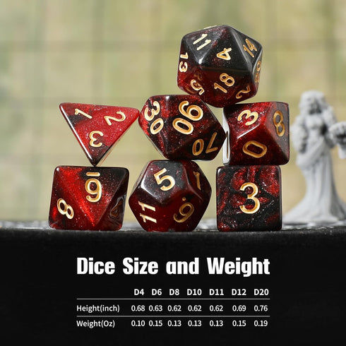 35Pcs DND Dice Set with 5 Colorful Animal Patterned Dice Pouches, Polyhedral Dice Sets for Dungeons and Dragons D&D TTRPG MTG Table Role Playing G...