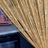 ave split Decorative Door String Curtain Wall Panel Fringe Window Room Divider Blind Divider Tassel Screen Home 100x200centimeter (Champagne18)...