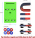 EUDAX Labs Junior Science N/S Magnet Set for Education Science Experiment Tools Icluding Bar/Ring/Horseshoe/Compass Magnets...
