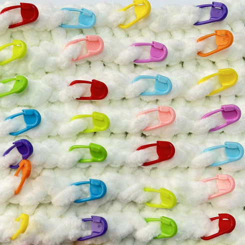 150 Pieces Knitting Crochet Locking Stitch Markers Stitch Needle Clip Counter 10 Colors (Color Ship Randomly)...