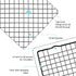 Lamoutor 2Pcs Metal Kitchen Baking Cooling Rack Square Wire Cooling Rack for Cake and Meat 10 x 11 inches (Black)...