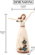 Pavilion Gift Company Simple Spirits 41007 Figurine, 7-1/2-Inch, White,Green,tan...